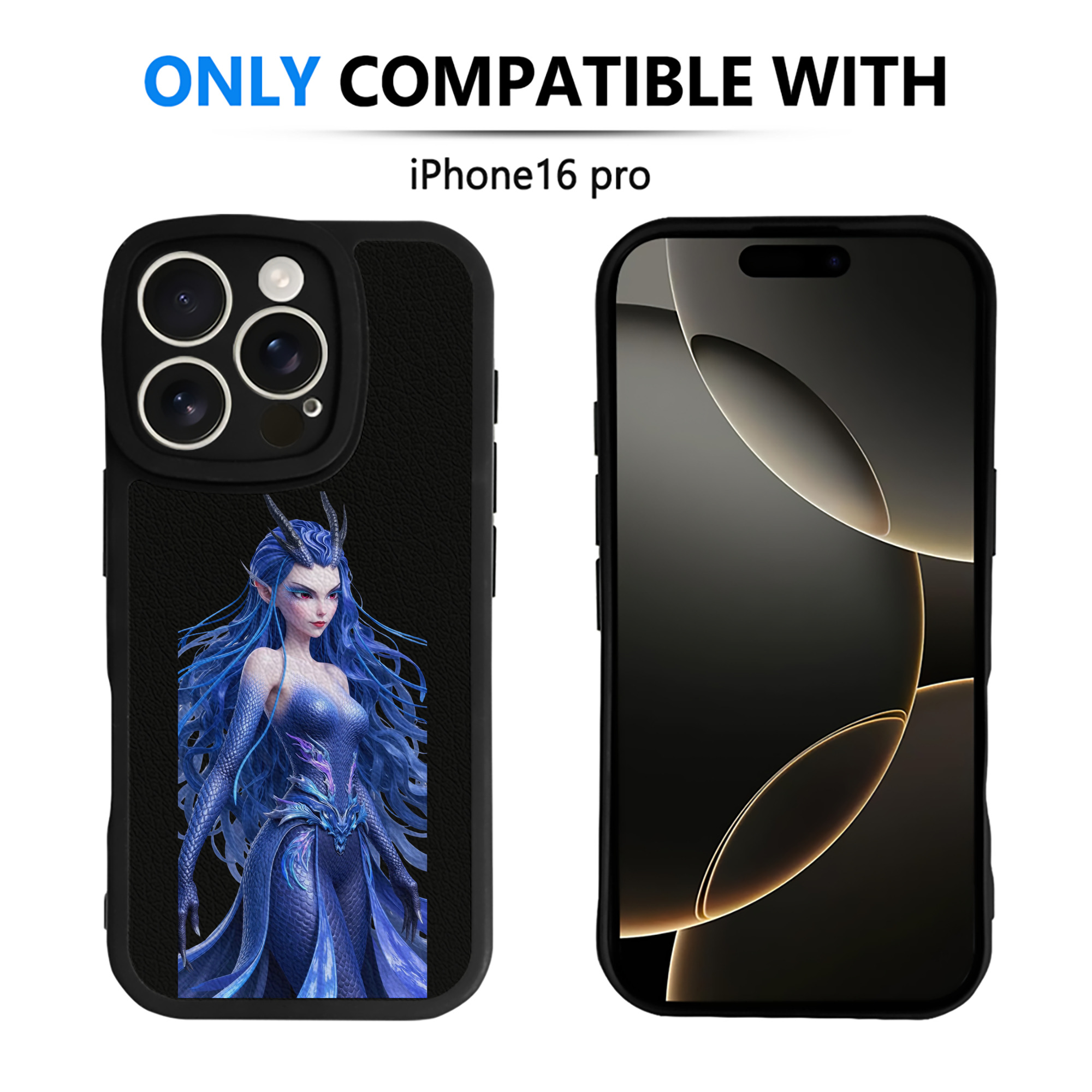 （画像用） Ne Zha 2 ナタ 魔童の大暴れ 【iPhone 16シリーズ対応】シリコンスマホケース（レザー調） 材質：シリコン